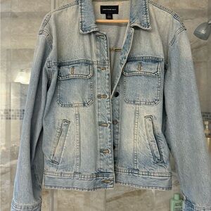 Something navy jeans jacket